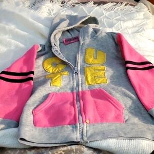 Girls size 5/6 zip up sweat shirt